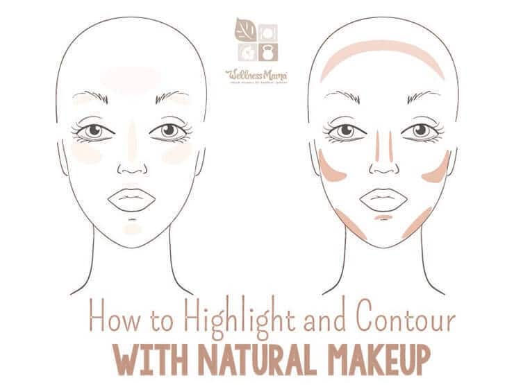 How to highlight and contour with nautral makeup