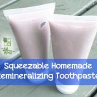 Squeezable Homemade Remineralizing Toothpate